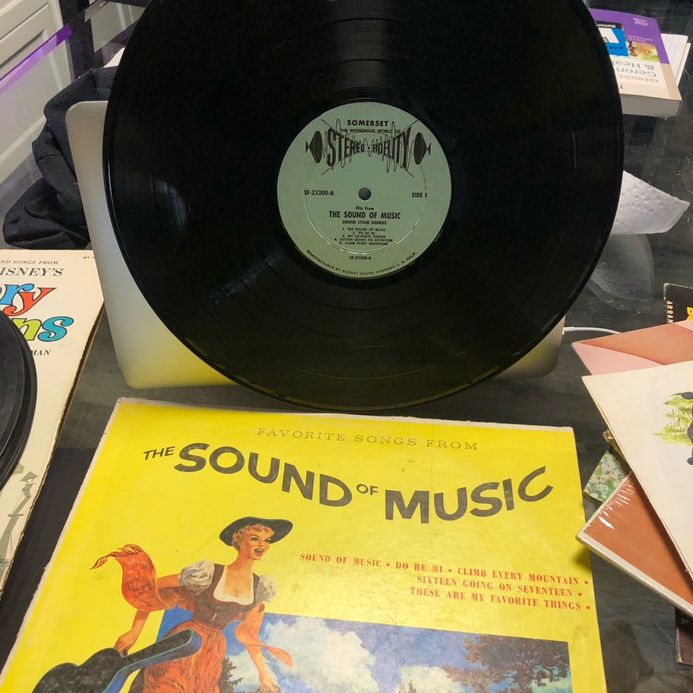 The sound of music vinyl record